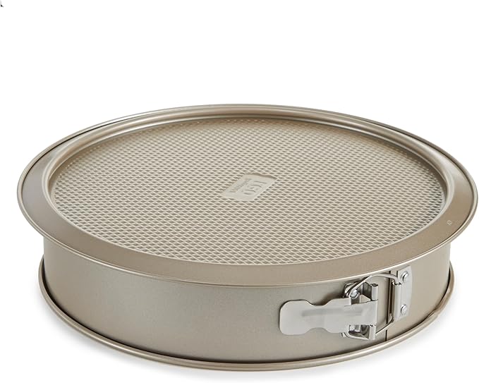 Berghoff Balance Nonstick Springform Cake Pan 11" x 11" x 2.25", Removable Bottom, Lightweight Carbon Steel, Ferno-Green, Non-toxic Coating Bakeware, Leakproof, Oven Safe Up To 450°F