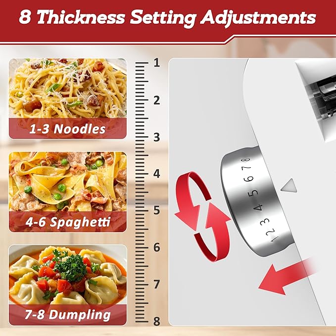 Meat Grinder Pasta Maker Attachment for Kitchenaid Stand Mixers,Set for Kitchenaid Mixer Attachments Includes Metal Food Grinder with Sausage Stuffer Tubes,3 in 1 Pasta Attachment with Dough Cutter