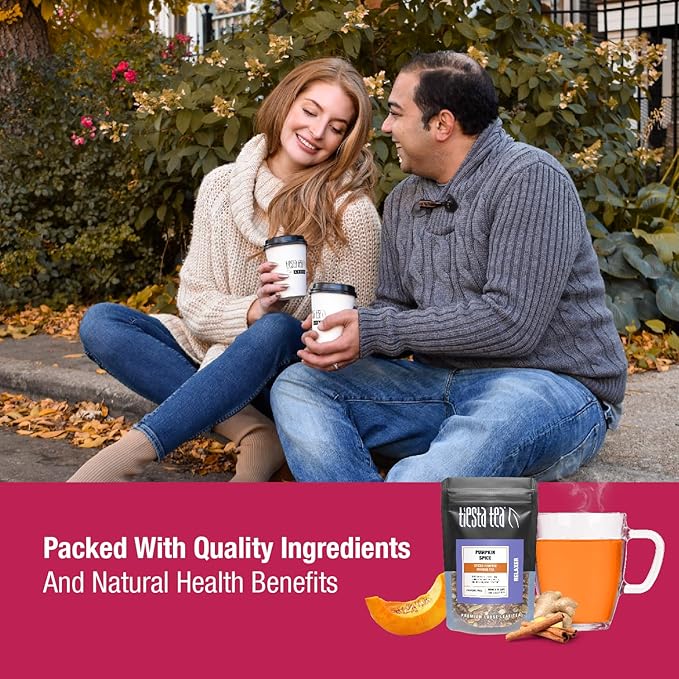 Tiesta Tea Fall Medley Dry Flight Set Sampler Set - Loose Leaf Tea, No Caffeine, Perfect Hot or Iced, Assorted Brew Set With Herbal, Black, Chai, Fruit Blends, & More - 9 Resealable Pouches
