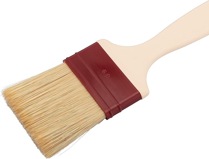 Matfer Bourgeat Natural Pastry Brush, Flat, 2 3/8"