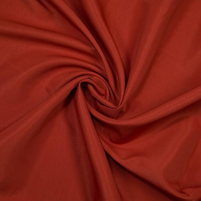 Gee Di Moda Rectangle Tablecloth - 90 x 156 Inch Burnt Orange Table Cloth for 8 Foot Table with Floor-Length Drop - Heavy Duty Washable Fabric - 8 Ft Buffet Table, Holiday Party, Wedding & Baby Shower