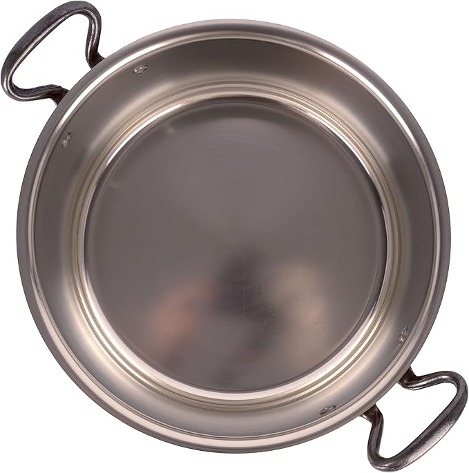 Cuisine Romefort | Tinned copper soup pot with higher walls, 6.3 qt | traditional stockpot made of solid copper with cast iron handles and copper lid | stewpot from France ideal for soups and stews
