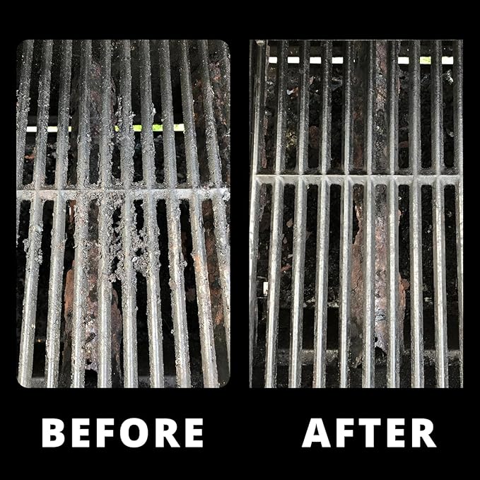 Grill Rescue BBQ Replaceable Scraper Cleaning Head, [Rescue-Upgraded], Bristle Free, Durable and Unique Scraper Tools for Cast Iron or Stainless-Steel Grates, Barbecue Cleaner (Ultra Pro Head)