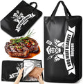 Upgraded BBQ Blanket for Resting Meat,Smoker Accessories Brisket Blanket, Insulated Meat Resting Bag with Wide Mouth for Steaks/Pork Shoulders/Turkeys, BBQ Accessories Grilling Gifts for Men (23inch)