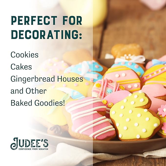 Judee's Gluten Free Royal Icing Mix - Just Add Water Meringue Powder for Royal Icing - Frosting Blend for Cookie Decorating - Bulk Mix for Cake Decorating Kit - 5 lb, Pack of 1