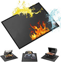 48 ×40 inches Under Grill Mats for Outdoor Grill/ BBQ Mat for Under BBQ, Fireproof Mat- Fire Pit Mat -Protector Mat - Oil-Proof Grill Floor Pads - Solo Stove Mat for Deck Patio Outdoor Smokers Grills