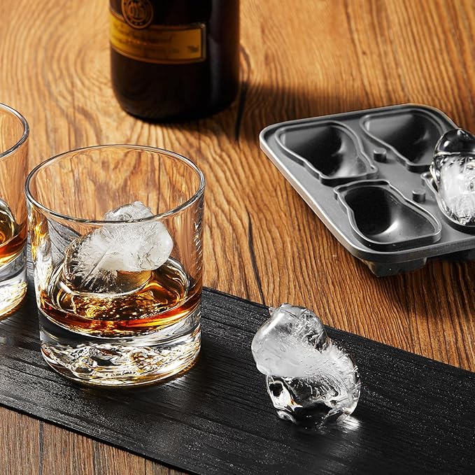 Nax Caki 3D Capybara Ice Cube Mold Fun Shapes, Capybara Gifts for Women & Capybara Lovers, Cute Large Craft Ice Mold, Big Capybara Ice Cube Trays for Whiskey Cocktails Bourbon