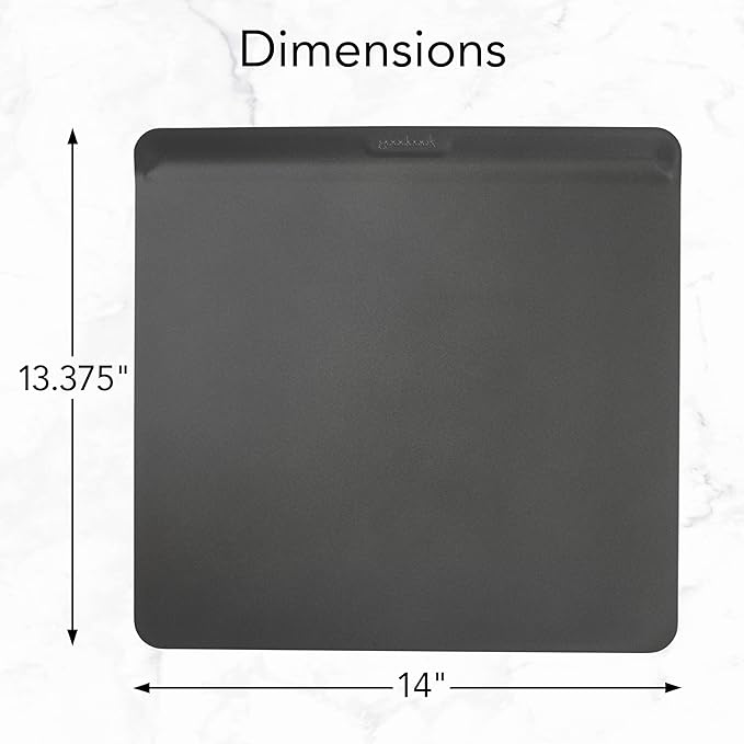GoodCook AirPerfect Non-Stick Air Insulated 14” x 12” Cookie Sheet - Carbon Steel Cooking Pans, No Burn Insulation Bakeware, Cookie Sheets for Baking, Oven Pan Set (Pack of 6)