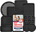 BAKKEN 10-Piece Kitchen Baking Pan Set - Commercial Grade Carbon Steel Bakeware, With Nonstick Coating, Stackable and Space-saving Design, PFOA, PFOS, PTFE Free, Oven Safe (Up To 450°F), Gray Marble