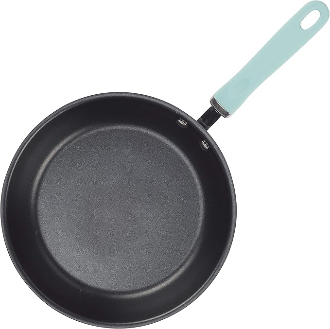 Rachael Ray Create Delicious Deep Hard Anodized Nonstick Frying Pan / Fry Pan / Hard Anodized Skillet - 10.25 Inch, Gray