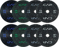 CAP Barbell 2-Inch Olympic Bumper Plate Weight Set with 6 Post Rack | 100-370 lbs | Multiple Options