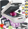Mueller The Real Original Pro Chopper since 2013 Vegetable Chopper Mandoline Slicer, 8 Blade Food Veggie Chopper Onion Vegetable Cutter with Container, Kitchen Gadgets & Essentials, (10 in 1)