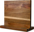 YOUSUNLONG Magnetic Knife Block - Magnetic Knife Holder - Magnetic Knife Stand - Double Sided Magnetic Acacia Wood - Holds 10 inch knives - Large Cutlery Display Stand and Storage Rack