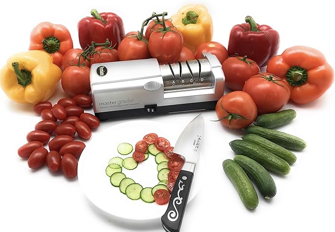 Premium Knife Sharpener Bundle Deal with Martin Yan's Chef Knife