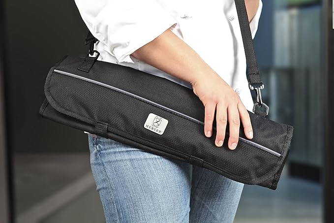 Mercer Culinary 10-Pocket Knife Case , Black
