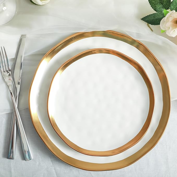Stone Lain Florian Modern Porcelain Dish Set, 32-Piece Dishes for 8, White