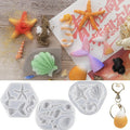 3-Pack Animal & Fish Mold Set - Shell, Clay & Silicone Molds for Resin Casting & Candle Making
