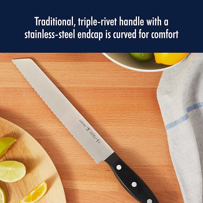 HENCKELS Statement Razor-Sharp 20-Piece Knife Set with Block, With Bonus Sharpener, German Engineered Informed by 100+ Years of Mastery