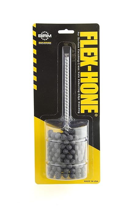Brush Research BC23812 FLEX-HONE®, 2-3/8" (60.3mm) Diameter, 120 Grit, Silicon Carbide, For Mild Steel, Stainless Steel, Cast Iron and Softer Ferrous Materials