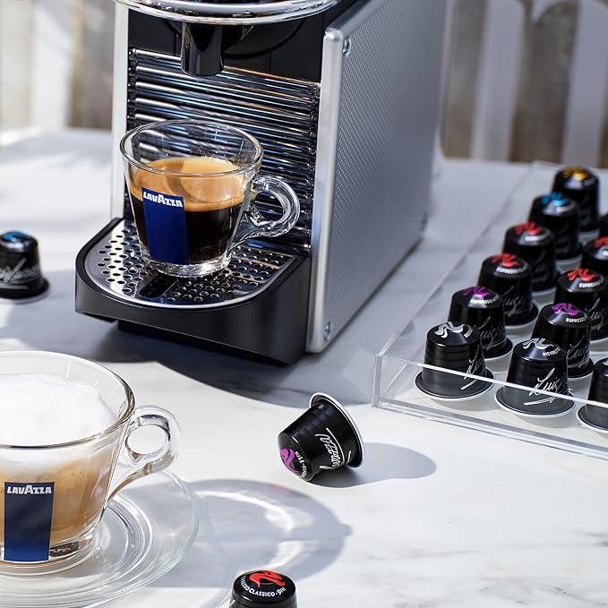 Lavazza Espresso Coffee Variety Pack Capsules Compatible with Nespresso Original Machines (Count of 120)