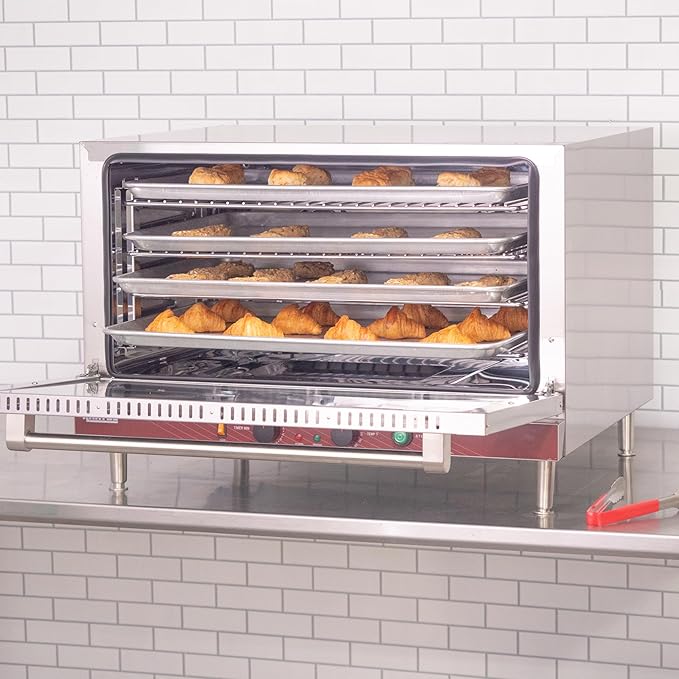 Kratos Commercial Oven, Full Size Countertop Electric Convection Oven, Stainless Steel, 208/240V (29M-060)