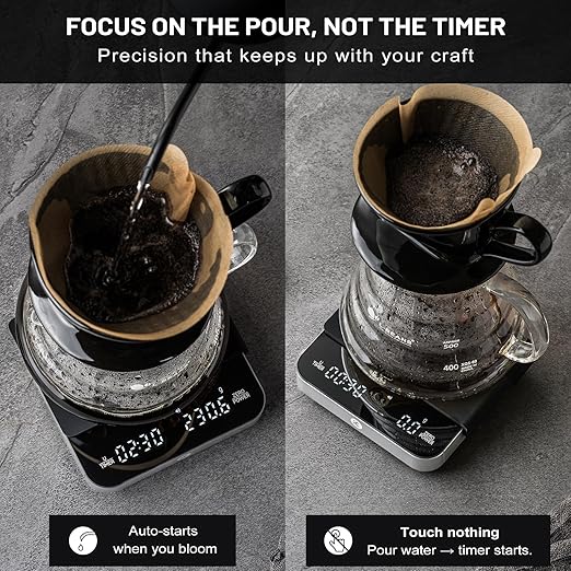 KitchenTour Coffee Scale with Timer (K122-S)