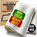 220 Pcs 9x13 Inch Parchment Paper Sheets by Baker's Signature | Parchment Baking Paper, Parchment Paper - Perfect for Baking, Precut Non-Stick Sheets, Eco-Friendly, Will Not Curl or Burn