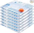 Vacuum Storage Bags 7 Jumbo, Space Saver Sealer Bags,Plastic Packaging Bags,Compression Bags for Clothes, Pillows, Comforters, Blankets, Bedding,No pump included