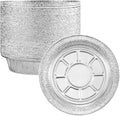 7" Aluminum Foil Pans without Lids 50 Pack of 22.3 oz,Heavy Duty Disposable Containers for Roasting,Storing,Baking,Cooking,Recyclable