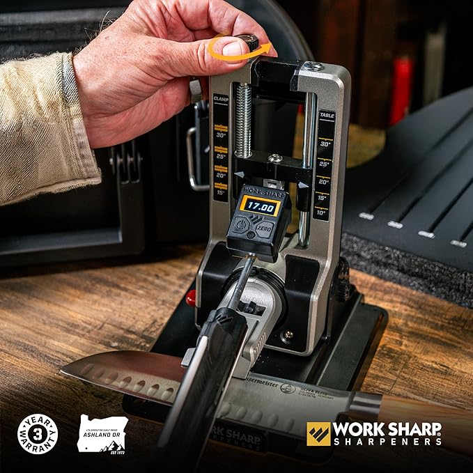 Work Sharp Professional Precision Adjust Elite Knife Sharpener Kit, Sharpen Every Knife You Own