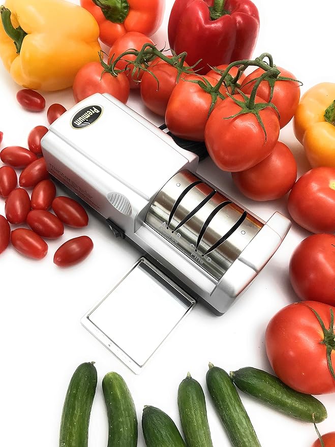 Premium Knife Sharpener Bundle Deal with Martin Yan's Chef Knife