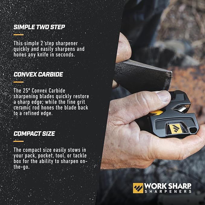 Work Sharp Precision Adjust Set Knife Sharpener value combo gift bundle with a Pivot Knife Sharpener