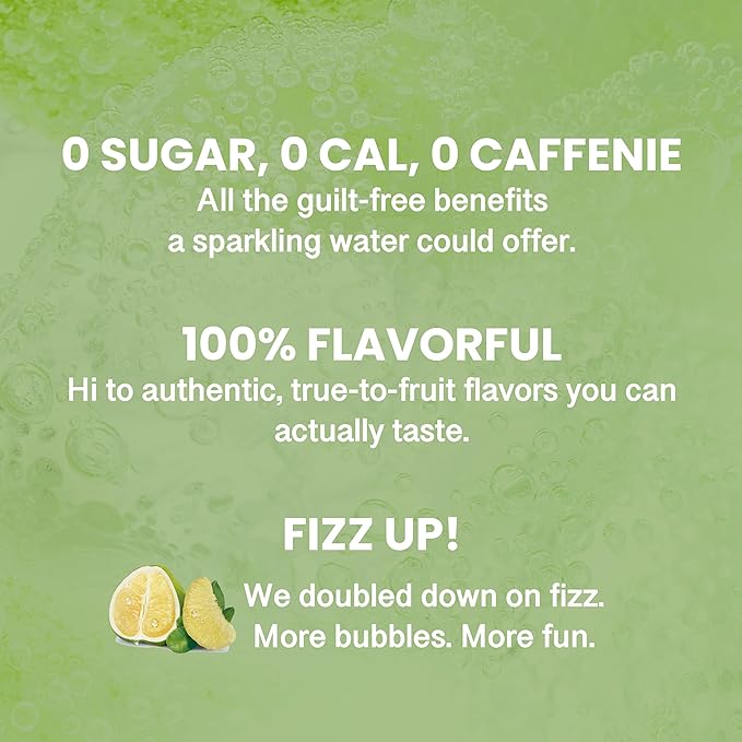 CHI FOREST Pomelo Sparkling Water Beverage, Zero Sugar Drinks, Zero Artificial Flavor, 11.16 fl oz Cans (Pack of 24)