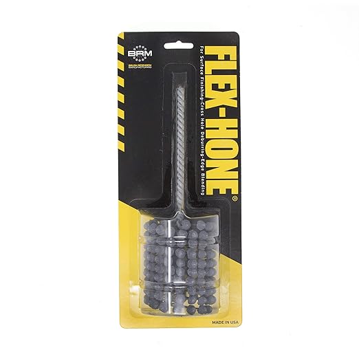 Brush Research BC21832 FLEX-HONE®, 2-1/8" (54mm) Diameter, 320 Grit, Silicon Carbide, For Mild Steel, Stainless Steel, Cast Iron and Softer Ferrous Materials