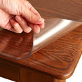 Clear Table Cover Protector Rectangle 42 x 60 Inch, 2.0mm Transparent Plastic Table Protector Waterproof, Anti-Scratch Clear Desk Mat for Office Desktop Dresser Dining Table, FDA Compliant