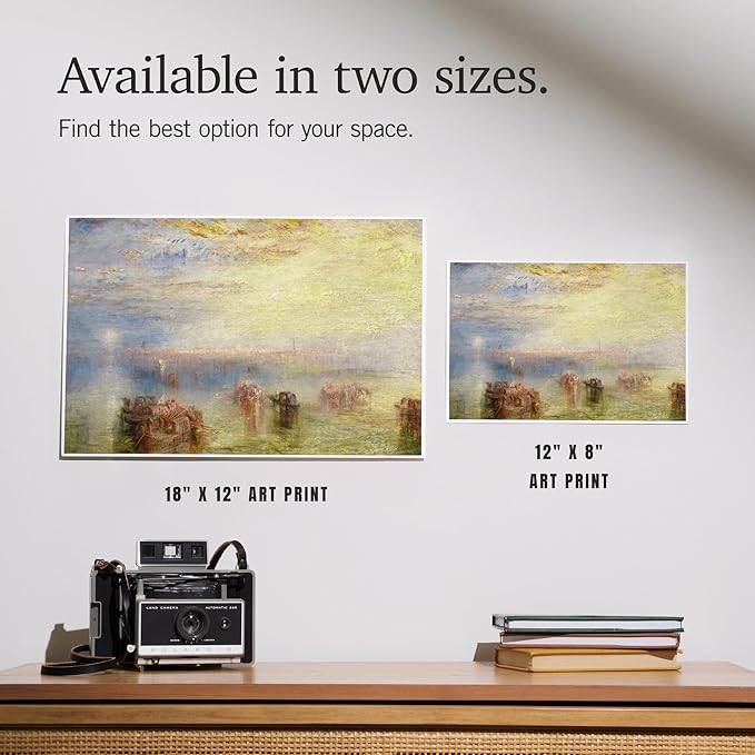 Lantern Press 8x12 Art Print, Approach to Venice, Masterpiece Classic, Artist: J.M.W. Turner c. 1844