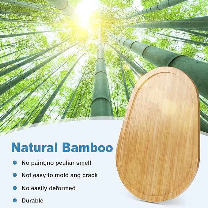 GuanQiao Food-Grade Bamboo Mixer Slider: For KitchenAid 5-8 Qt Bowl Lift Stand Mixer. Appliance Sliding Mat For Artisan, Kitchen Countertop Storage Accessories (Moving Tray)