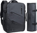 Asaya Chef Knife Backpack with 20 Pocket Knife Roll Bag - Over 30 Pockets for Knives - Knives Not Included (Black)