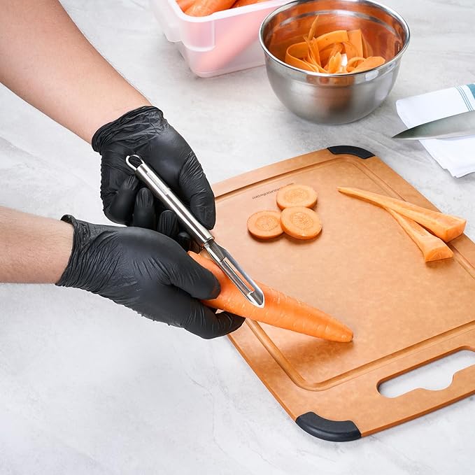 Restaurantware-German Standard 7.6 Inch Vegetable Peelers, 6 Dishwashable Hand Peelers - Ultra Sharp Blades, Ergonomic Handles, Stainless Steel Potato Peeler, For Zucchini, Carrot, Or, More