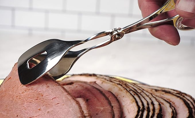 RSVP Endurance Serving Collection Kitchen Tongs, Large, Stainless Steel