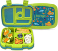 Bentgo Kids Prints Leak-Proof, 5-Compartment Bento-Style Kids Lunch Box - Ideal Portion Sizes for Ages 3-7, Durable, Drop-Proof, Dishwasher Safe, & Made with BPA-Free Materials (Submarine)