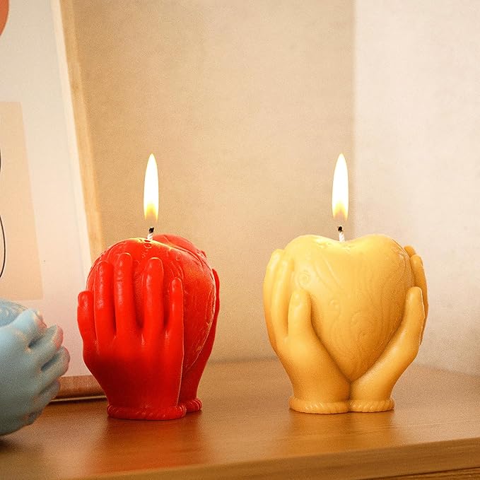 Valentine Heart Silicone Mold - Resin Casting & Candle Making - Home Decor 3D Animal Molds