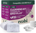 Roobi Breville Compatible Espresso Machine Cleaning & Maintenance Kit. Includes 52 Breville Cleaning Tablets and 6 Water Filters. Carbon Neutral. 1 Year Supply.