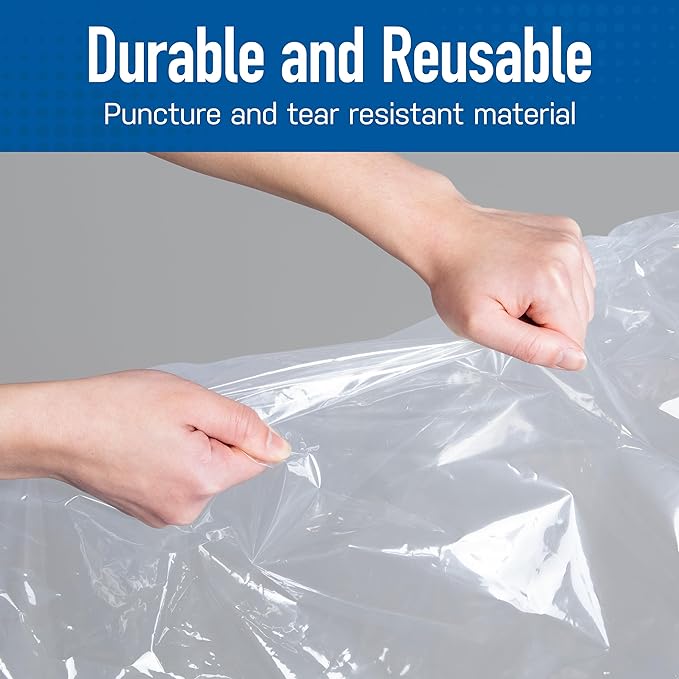 Spacesaver 3 Pack Jumbo Vacuum Storage Bags - 40" x 30 Heavy Duty Blanket Storage Bag with Pump - Space Saver for Clothes, Comforters, and Bedding - Compression Bags to Store Blankets for Travel