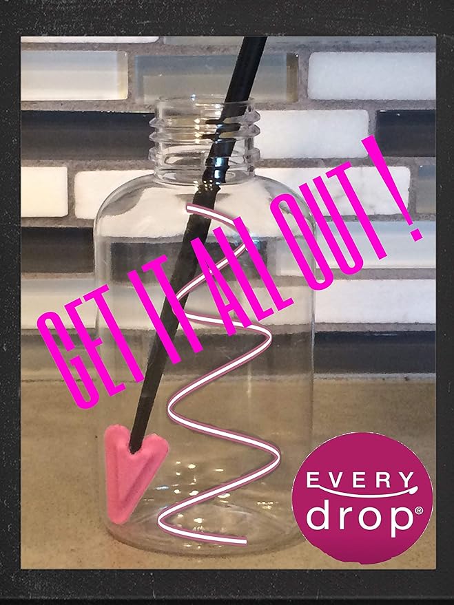 Every drop Beauty + Lip Spatula Combo, Last Drop, Get Hard to Reach Beauty and Lip Products Out of Bottle, Washable and Reusable, 1 Beauty Spatula and 1 Lip Spatula