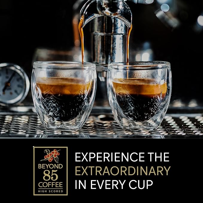 Beyond 85 Home Colombian Coffee – Espresso - 340g Whole Beans – Smooth & Rich Roast for Fresh Brewing – Best for Drip, French Press & Espresso – Single-Origin with Sweet Notes & Gardenia Aroma