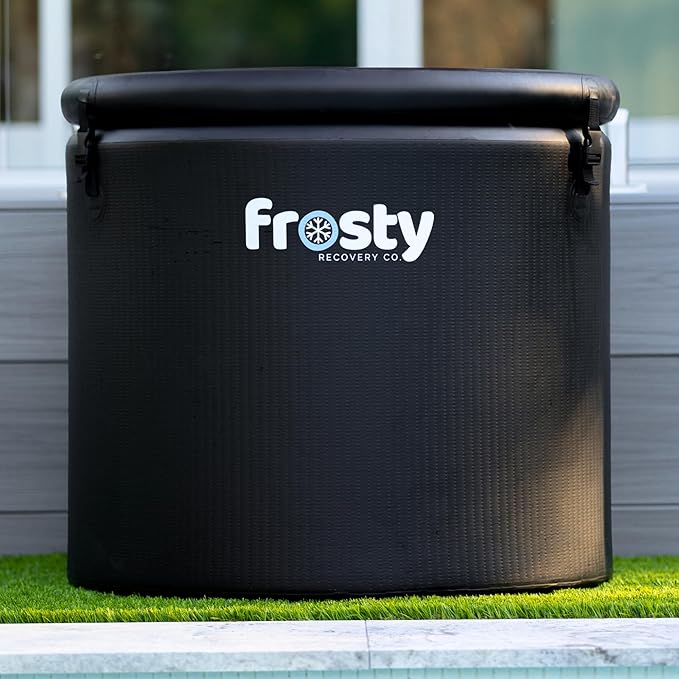 Frosty Ice Pod Pro Cold Plunge - Inflatable Ice Tub for Cold Water Therapy - Pro Grade Cold Plunge Ice Pod with Water Chiller Compatibility - The Ice Pod Cold Plunge Tub for Ice Bath and Ice Plunge