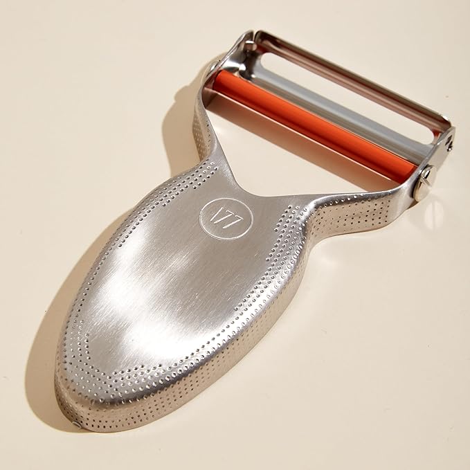 Milk Street Precision Peeler, Stainless Steel Vegetable Peelers with Replaceable Blades, Durable and Dishwasher Safe Potato Peeler for Tough Veggie Peeling