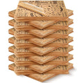 1800 Pcs 12 x 12 Inch Deli Wax Paper Sheets Grease Resistant Tray Basket Liners Newsprint Paper Water and Grease Proof Sandwich Wrapping Square Hot Dog Wrappers for Food Baking (Brown)