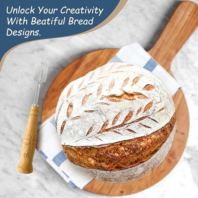 Sourdough Bread Proofing Basket, Bread Baking Supplies, Sour dough Starter Kits, Bread Making Tools Kit, Sour Dough Kit Tools, Sourdough Proofing Basket, Sourdough Kit Gift for Mom Bakers Women Wife